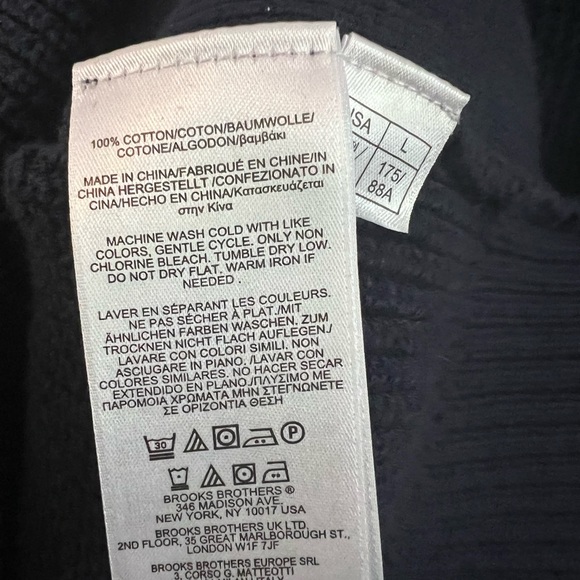 Brooks Brothers size L women’s lace up sweater - Picture 5 of 5